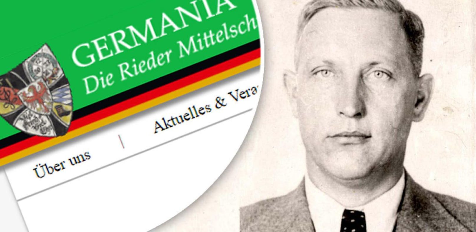 Die Germania Ried soll in einer Festschrift SS-Offizier Friedrich Kranebitter gewürdigt haben.