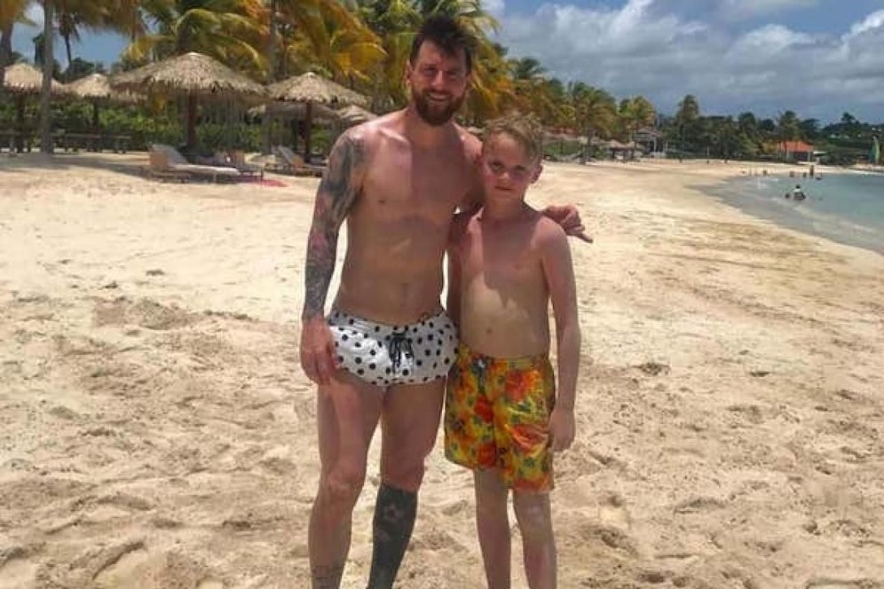 Lionel Messi und die kuriose Windel-Badehose