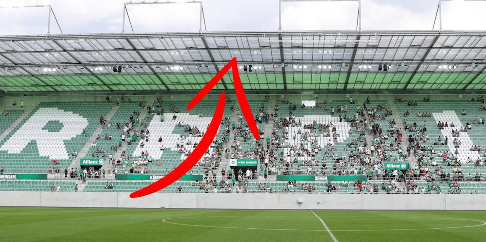 Die Allianz Tribüne bekommt "Lüftungsschlitze". 