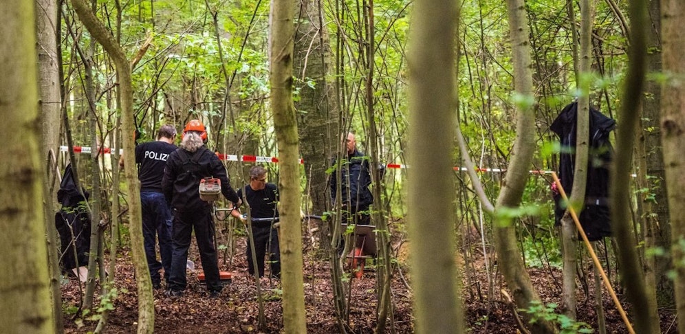 In Dresden hat die Polizei einen toten Säugling gefunden.