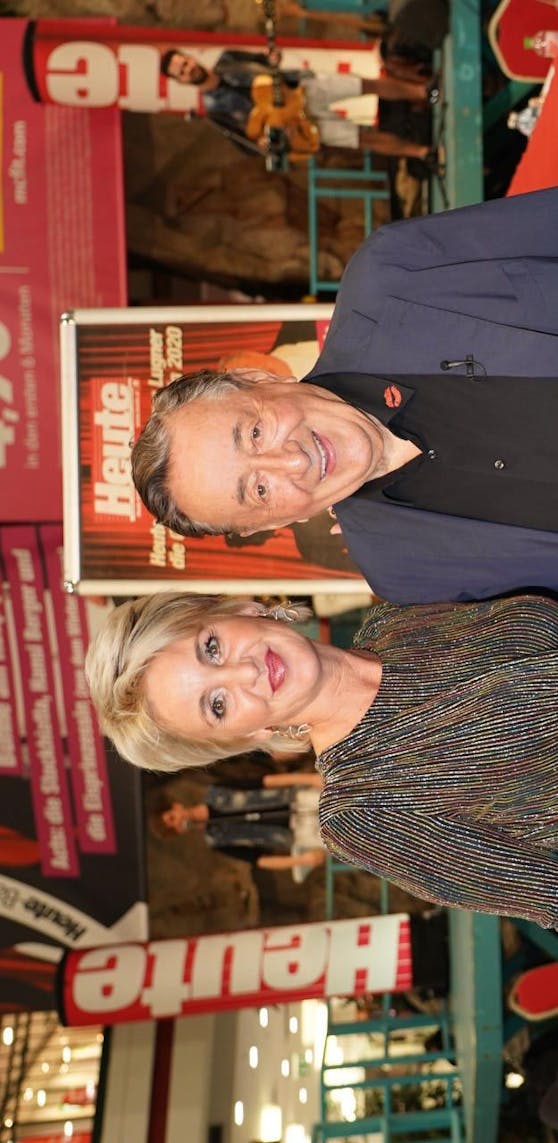 Richard Lugner und Karin "Zebra" Karrer