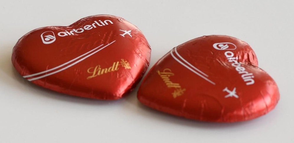 Lindt hat noch zahlreiche "Air Berlin Herzen"