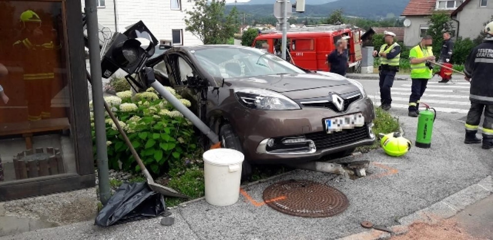 Das Auto der jungen Mutter.