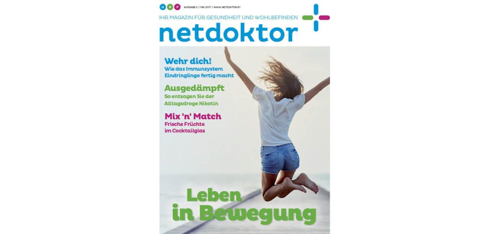 Die Sommerausgabe des netdoktor-Magazins gibt's am Wochenende.