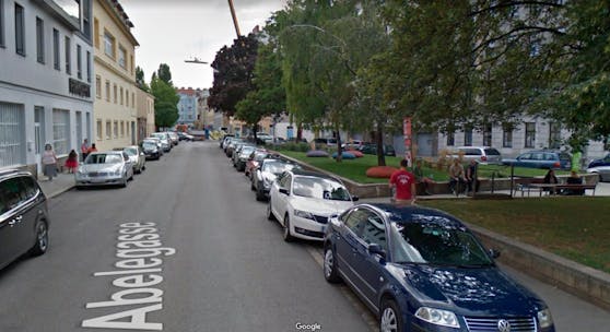 Blick in die Abelegasse in Wien-Ottakring