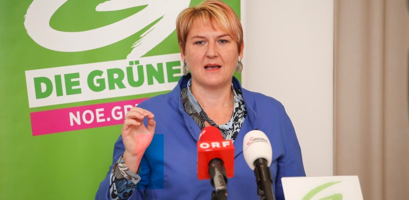 Grünen-Landessprecherin Helga Krismer