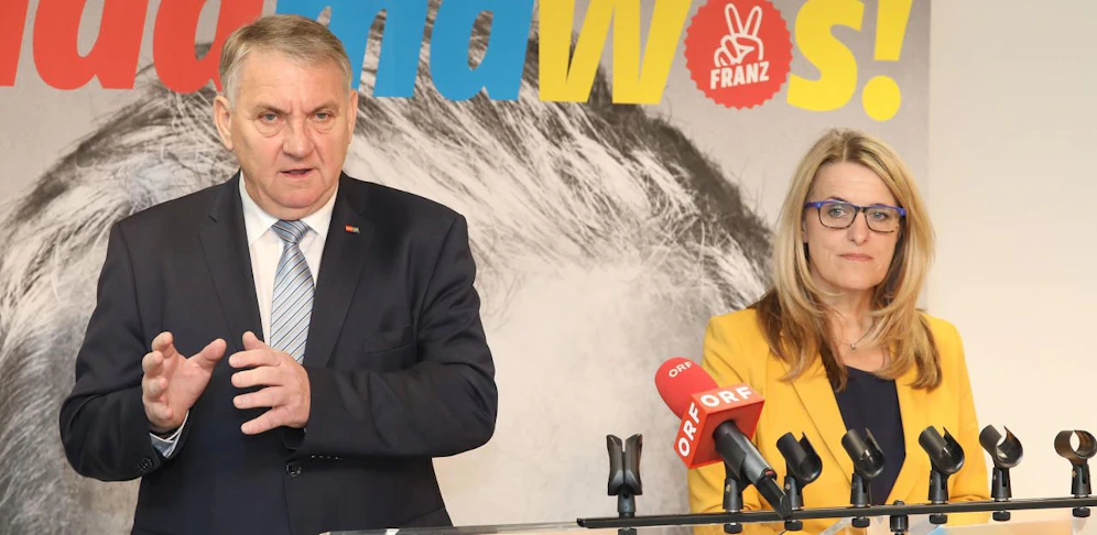 Die beiden SPNÖ-Landesparteivorsitzenden-Stellvertreter Reinhard Hundsmüller und Ulrike Königsberger-Ludwig.