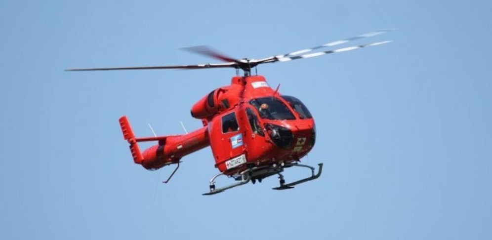 Der Rettungshubschrauber 3 war im Einsatz.