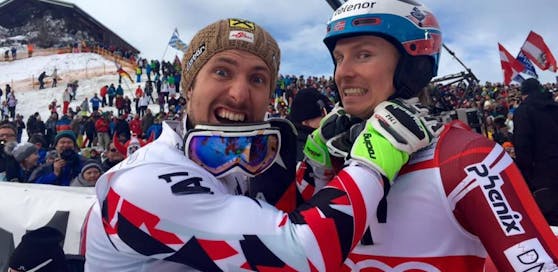 Marcel Hirscher und Henrik Kristoffersen