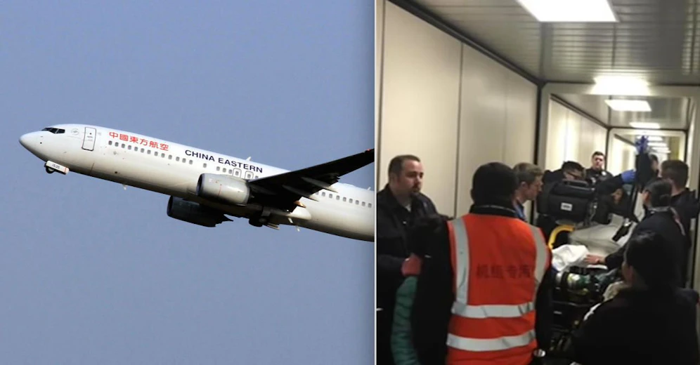 Gerettet: Die kranke Passagierin (60) wurde in Alaska von Bord gebracht, danach konnte die China Eastern Airline wieder starten. 