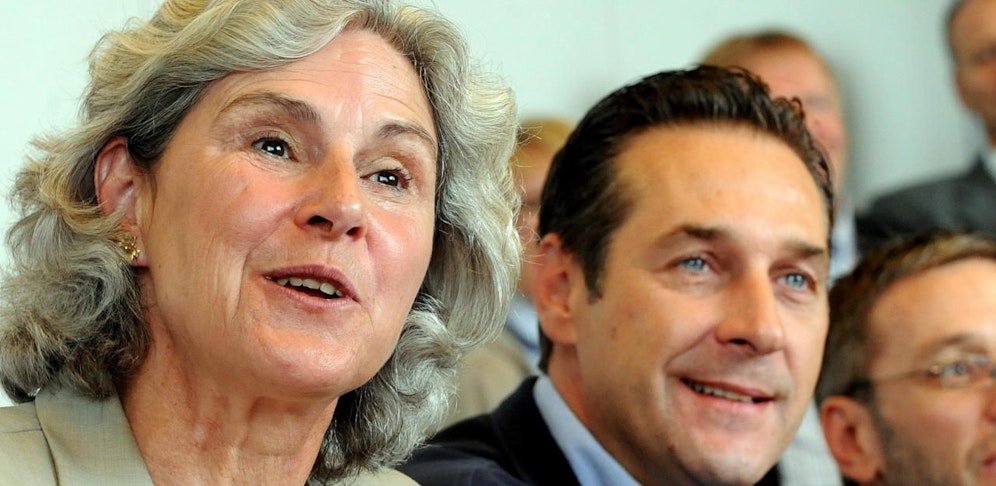 Barbara Rosenkranz und Heinz-Christian Strache. 