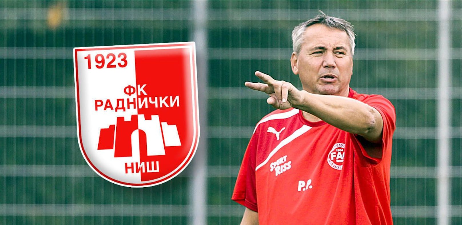 Neuer Job! Trainer Peter Pacult heuert in Serbien bei Radnicki Nis an.