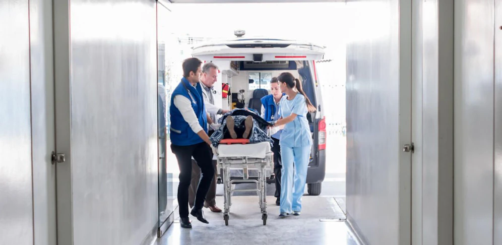 Die Verletzten wurden in ein Spital eingeliefert.