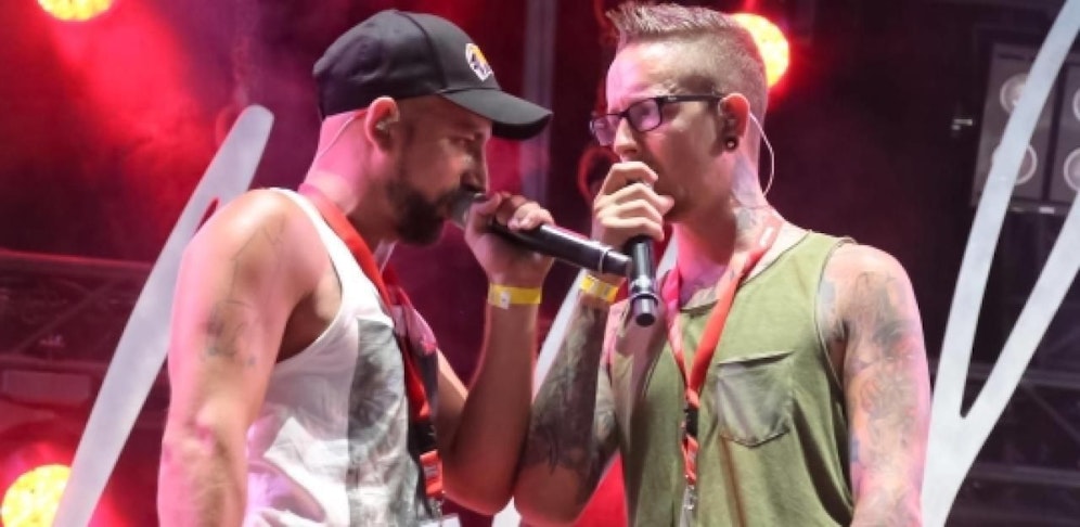 Seiler und Speer in Aktion. Bernhard Speer hatte jetzt schweren Unfall.