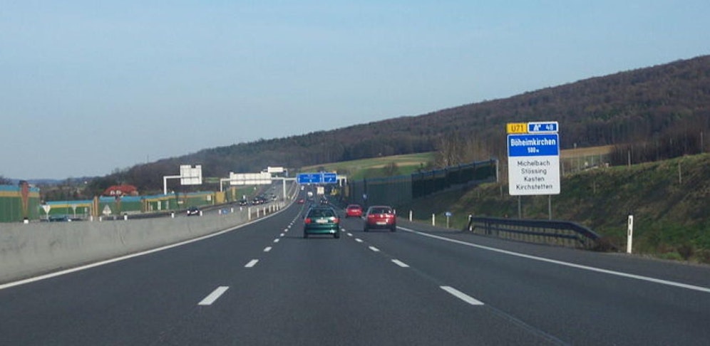 Bei Böheimkirchen wurde der Raser Richtung Wien gestoppt.