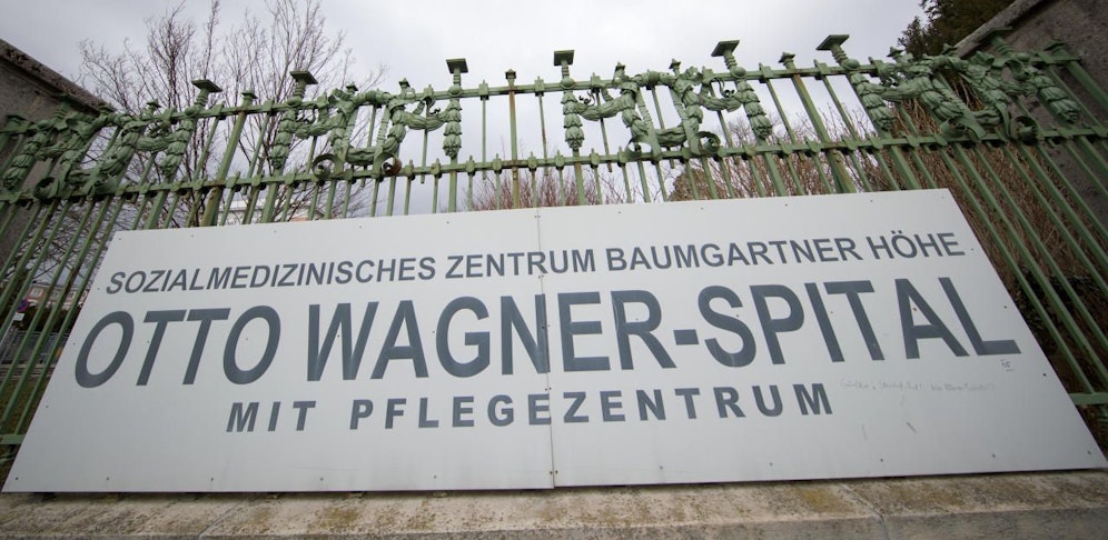 Das Otto-Wagner-Spital auf der Baumgartner Höhe in Wien