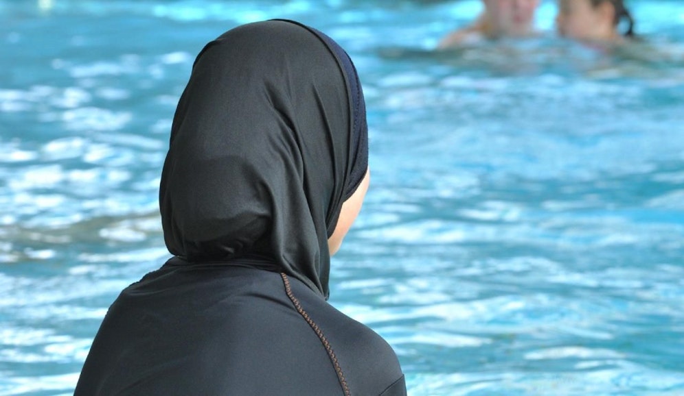 Burkini im Freibad