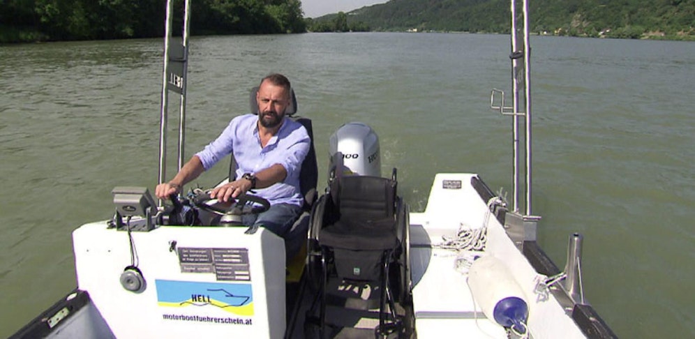 Markus Wallner erfüllte sich mit dem Bootsschein einen Traum.