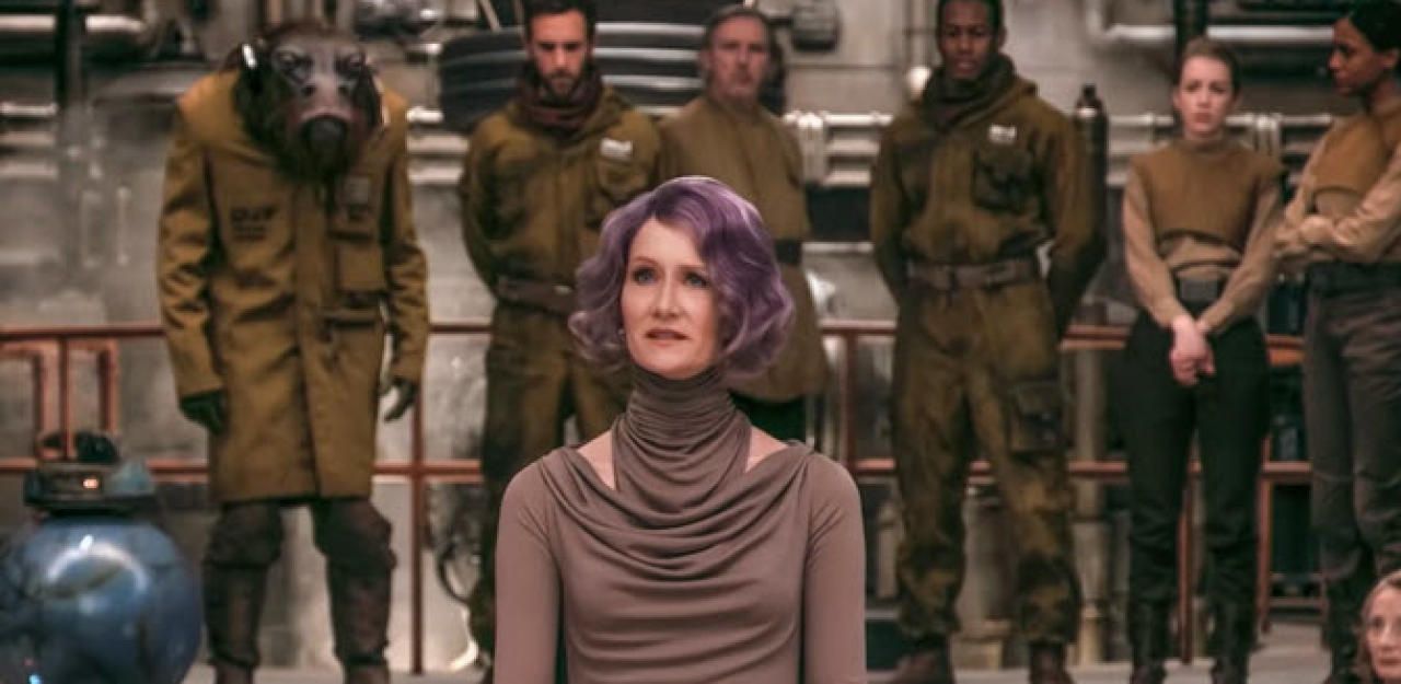 Heute.at - Laura Dern spricht über ihre Rolle in Star Wars VIII