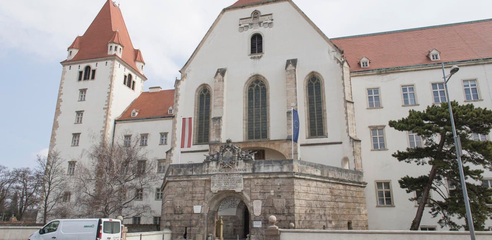 Die Militärakademie in Neustadt.