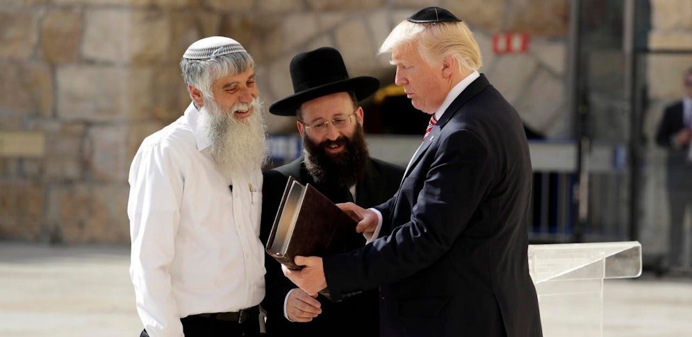 Im Mai besuchte Donald Trump die Klagemauer.