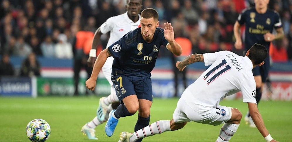 Eden Hazard machte gegen PSG keinen Stich.