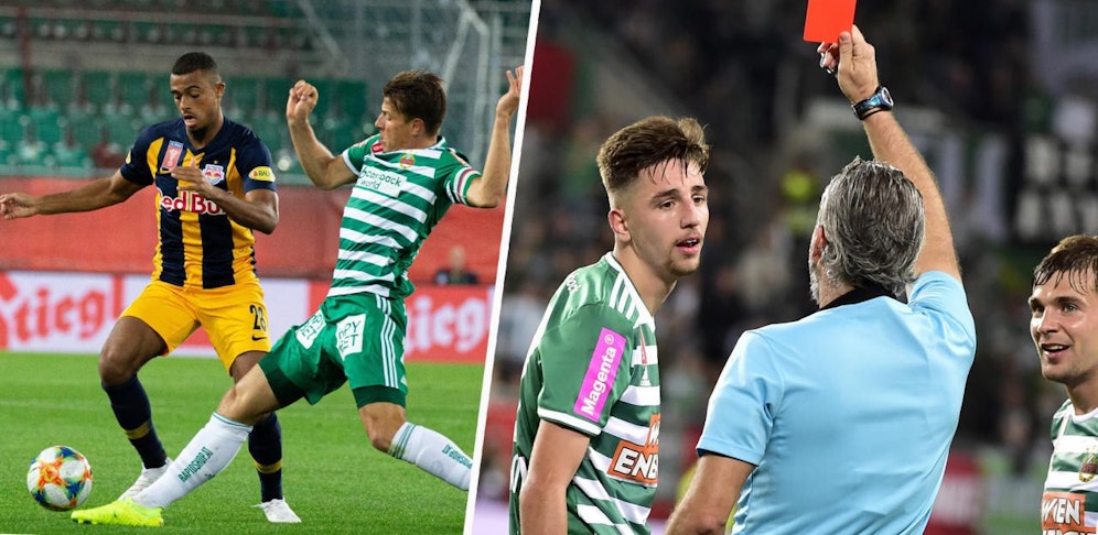 Stefan Schwab und Dalibor Velimirovic flogen mit Gelb-Rot vom Platz.