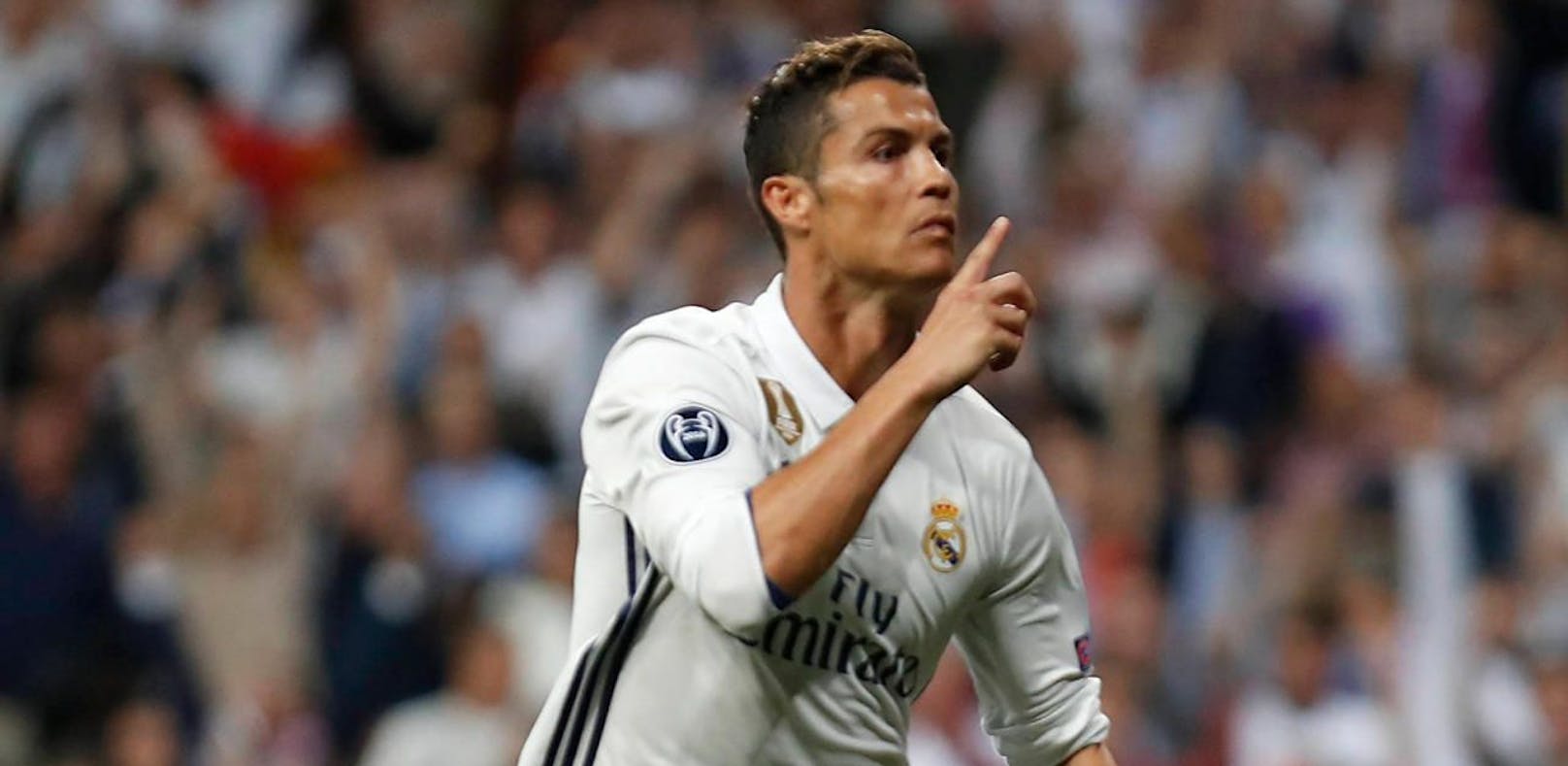 Drei Tore! Ronaldo schwang sich gegen die Bayern einmal mehr zum Helden für Real auf. 