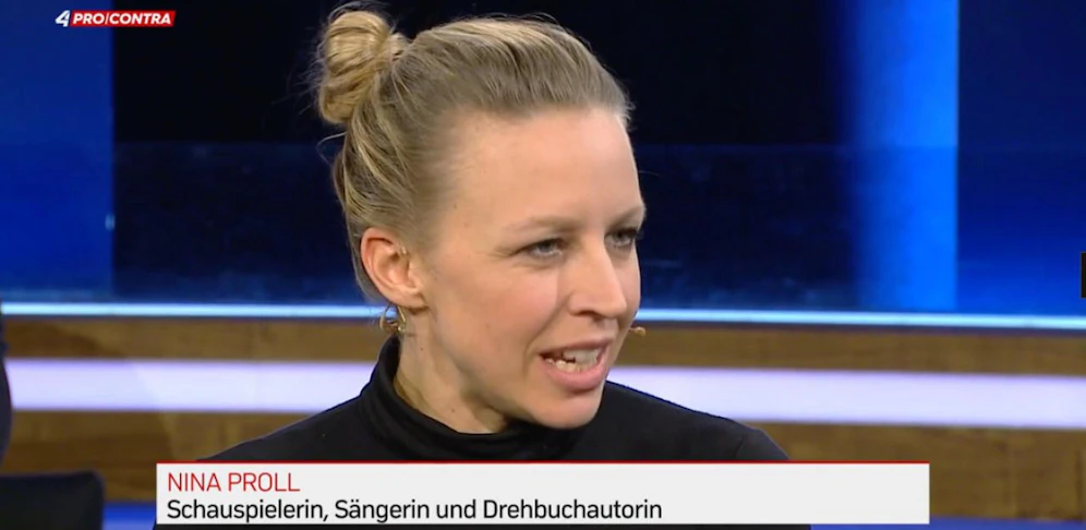 Nina Proll befeuerte bei "Pro und Contra" (Puls 4) die Debatte zum Thema #metoo.