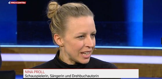 Nina Proll befeuerte bei "Pro und Contra" (Puls 4) die Debatte zum Thema #metoo.
