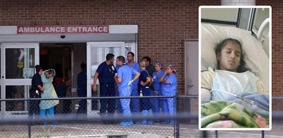 Die Grenzschutzwache hat das Mädchen nach der Operation im Spital von Corpus Christi abgeholt.