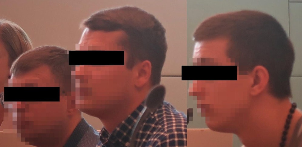 Die drei Angeklagten vor Gericht: 'Wir wollten uns nur die Ringstraße ansehen."