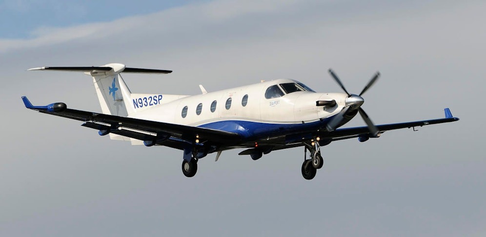 Eine "PC-12" des Schweizer Flugzeugbauers Pilatus Aircraft. Symbolbild