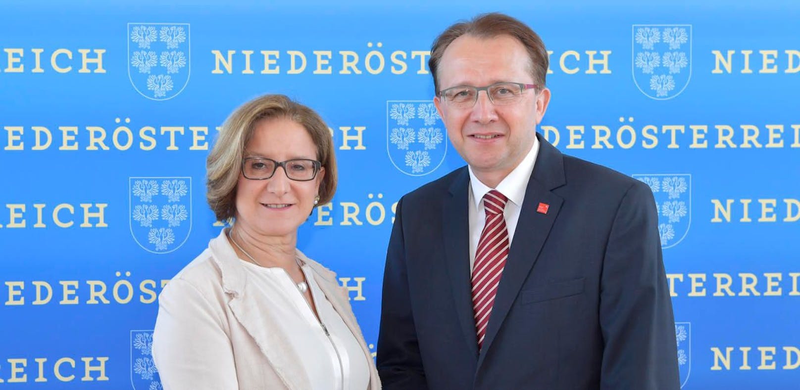 Landeshauptfrau Mikl-Leitner und Bürgermeister Stadler schnürten gemeinsam ein Finanzierungspaket für St. Pölten.