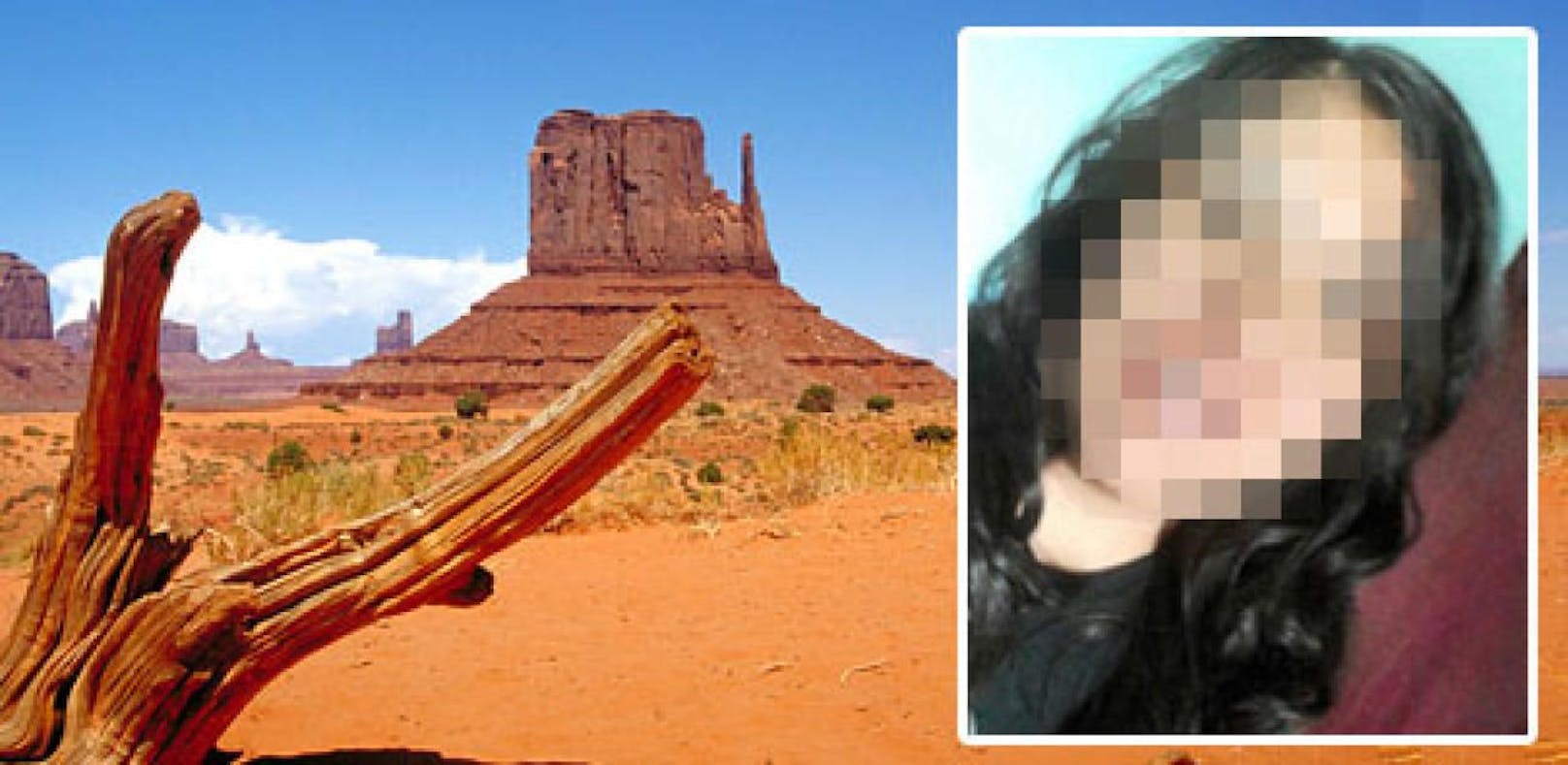 Die 23-Jährige hatte ihre Tochter in der Wüste des Navajo-Indianerreservats ausgesetzt.