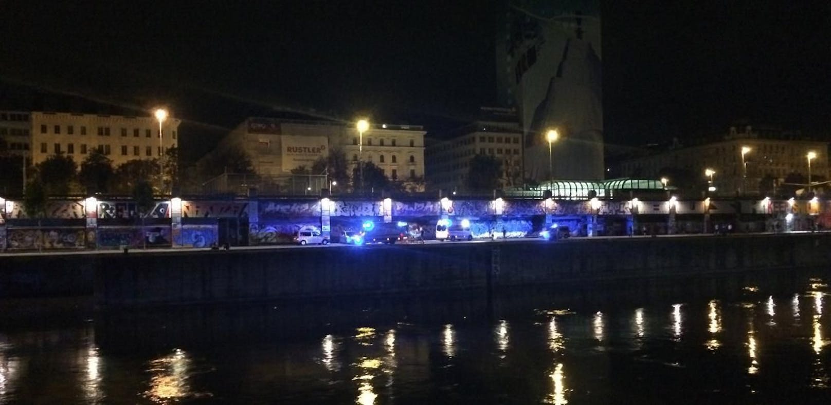 Polizeieinsatz am Donaukanal (Symbolbild)