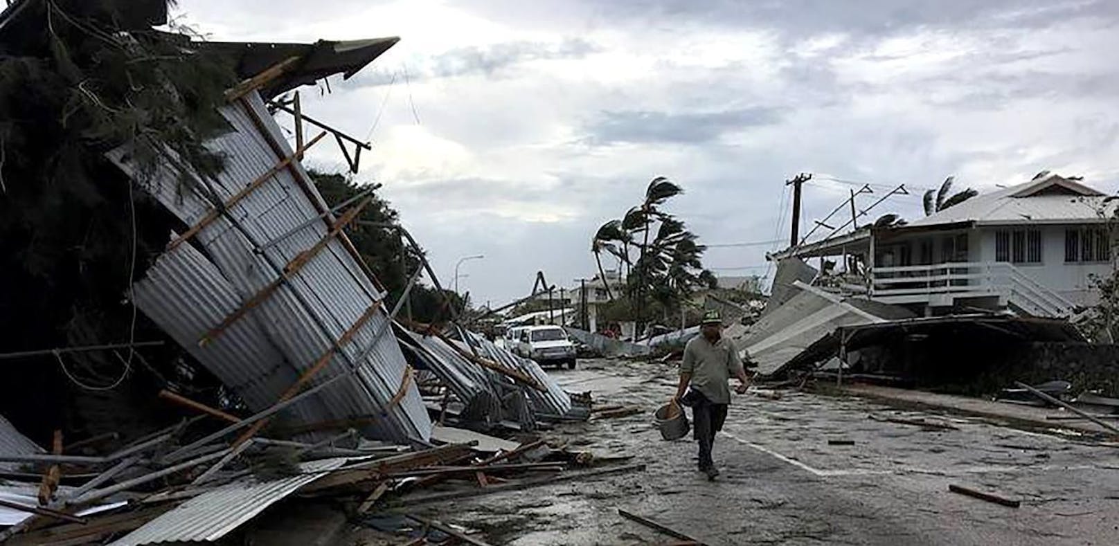 Zyklon "Gita" hinterließ Spur der Verwüstung