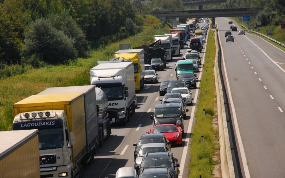 Stau auf der Ostautobahn (Symbolbild).