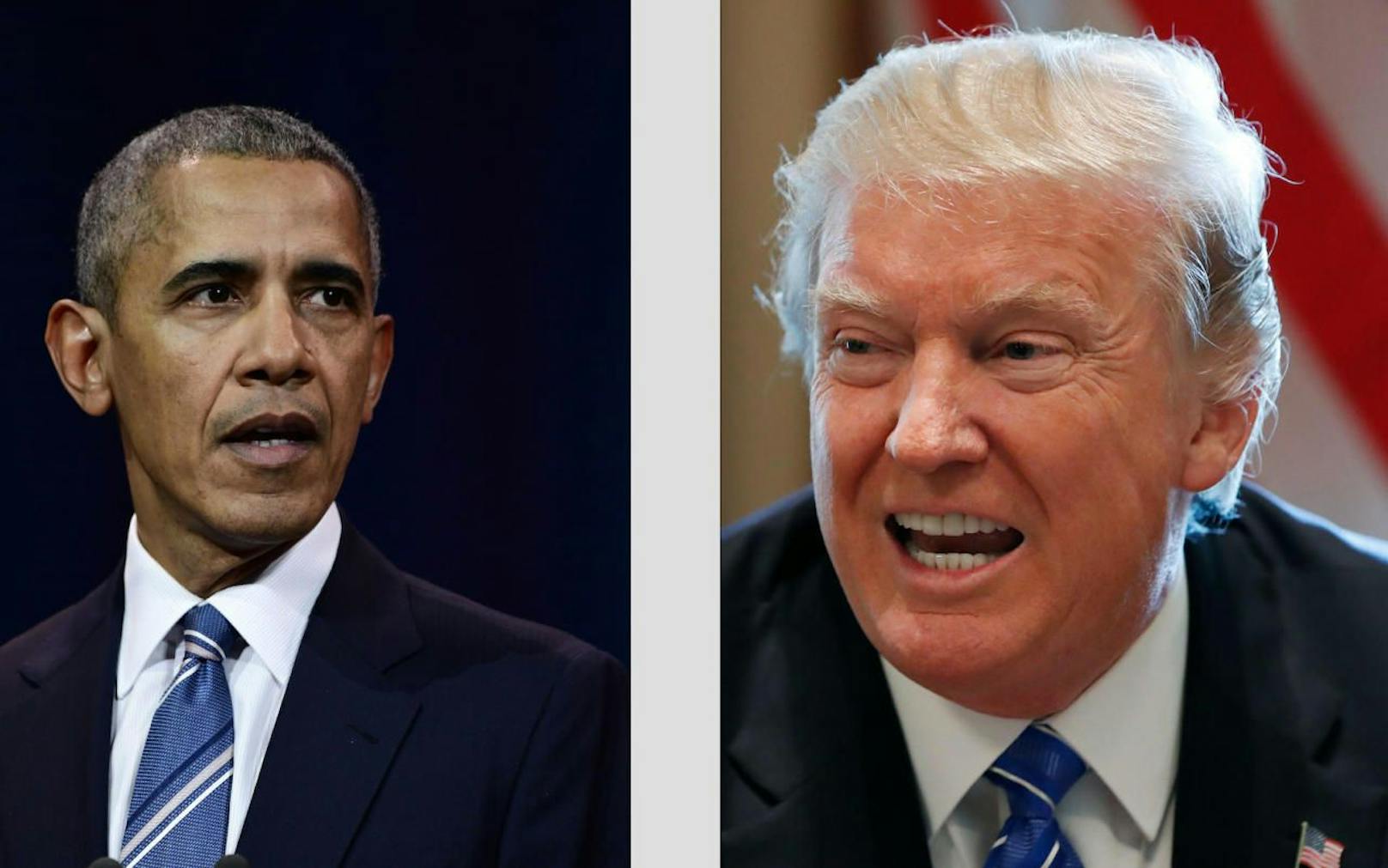 Verbal-Attacke: Donald Trump griff seinen Vorgänger Obama via Twitter an. 