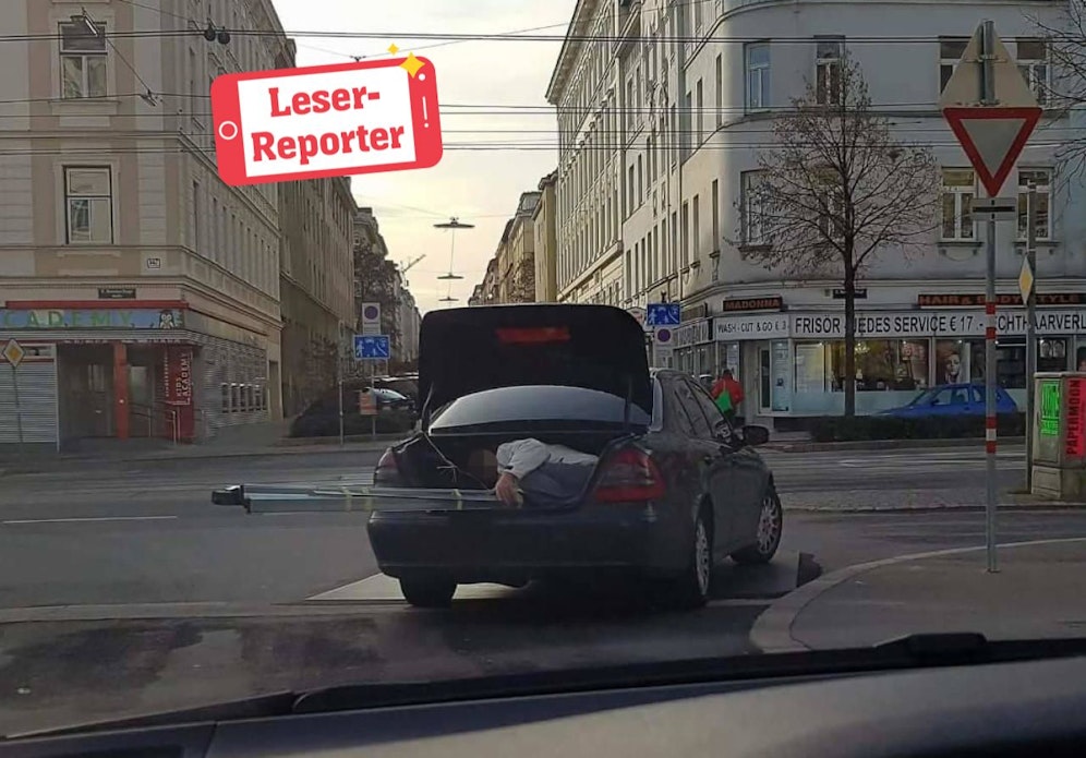 Kuriose Sichtung in Wien-Hernals. 