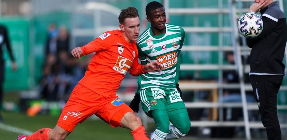 Rapid holt nur ein 1:1 gegen Horn