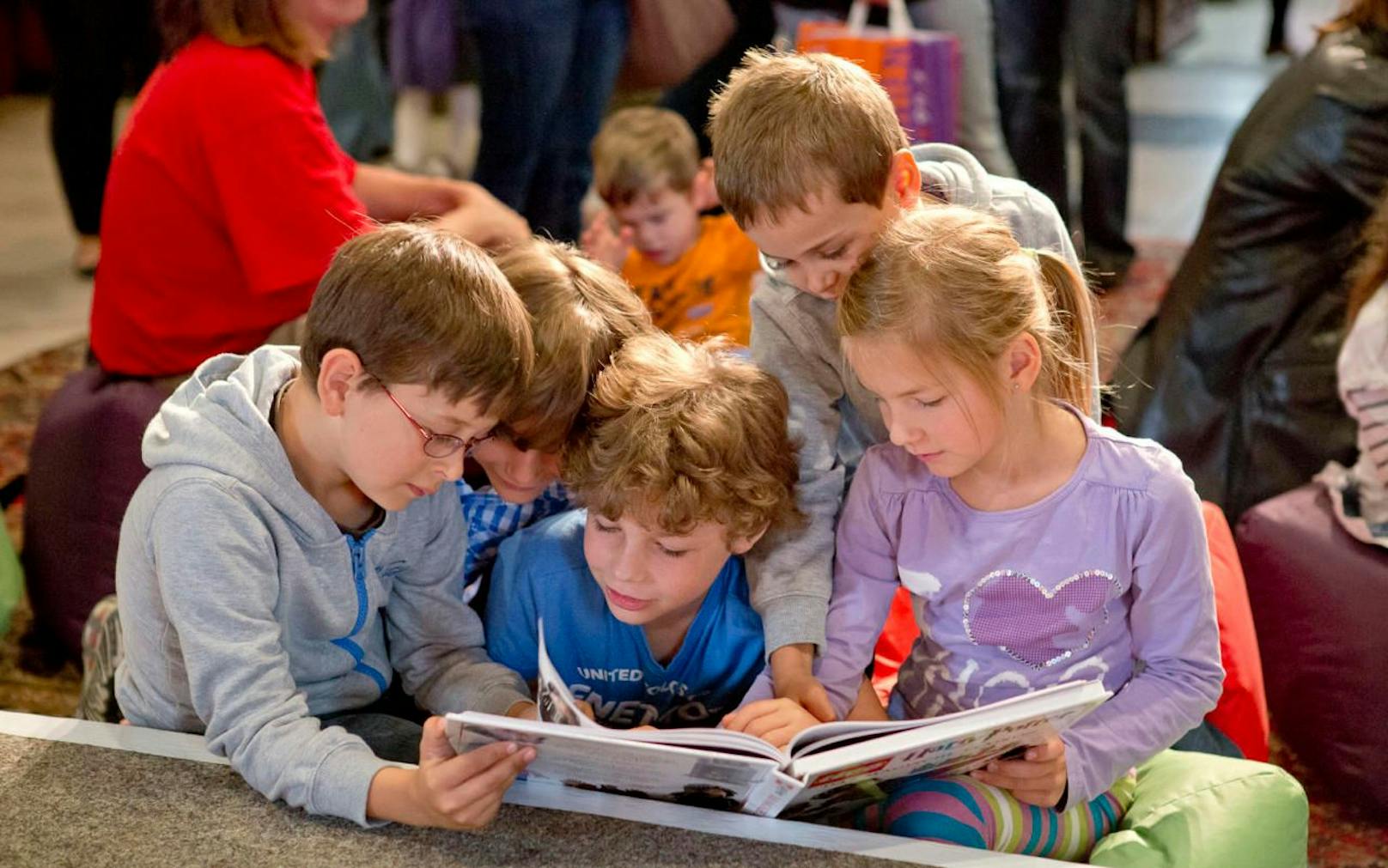 Beim Kinderlesefest im Wiener Rathaus kommen junge Leseratten voll auf ihre Kosten.