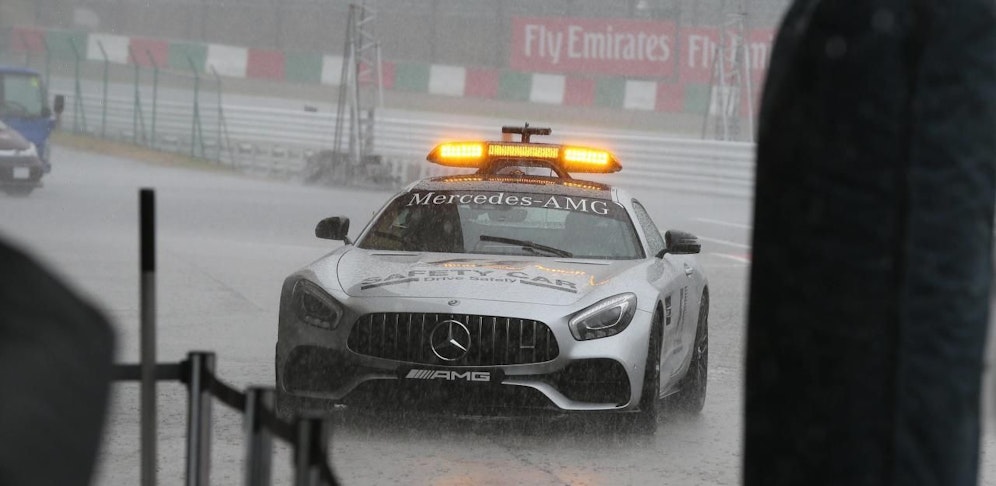 Das Wetter sorgte in Suzuka schon oft für Probleme. Hier der Starkregen von 2017.