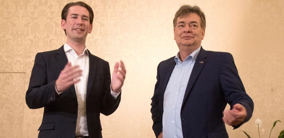 Sebastian Kurz und Werner Kogler werden am 27. Dezember weiterverhandeln.