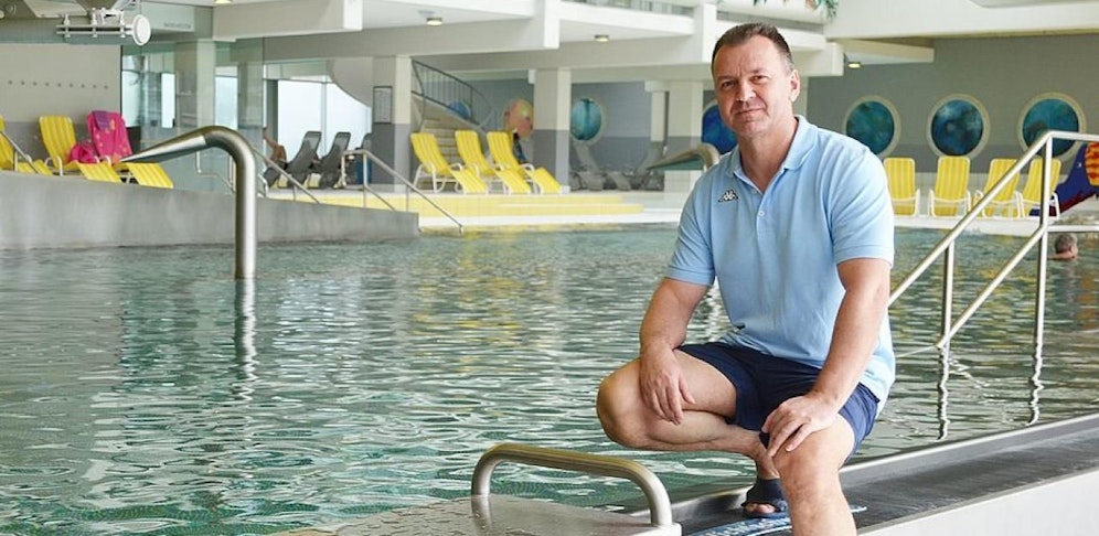 Bademeister Arnold Eisemann reanimierte ein 5-jähriges Kind im Welser Welldorado.