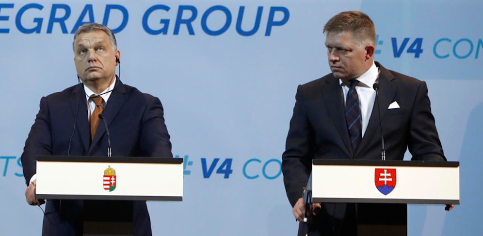 Victor Orban (Ungarn) und Robert Fico (Slowakei) klagten bei EuGH gegen das Flüchtlings-Relocationprogramm.