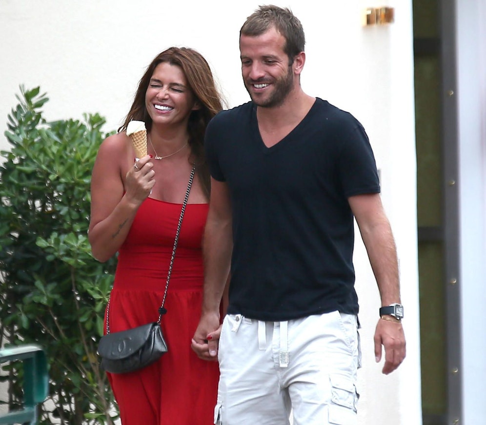 Nicht mehr so happy: Rafael van der Vaart muss die Mietschulden von Ex-Freundin Sabia  Boulahrouz zahlen.