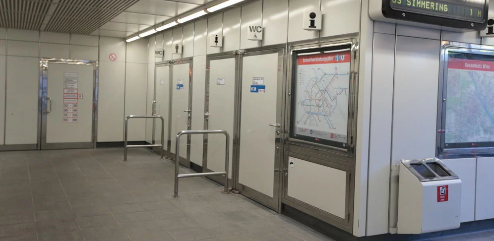 Keine Erleichterung auf Öffi-Klos.