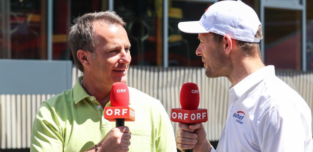 ORF-Kommentator Ernst Hausleitner und Experte Alexander Wurz.