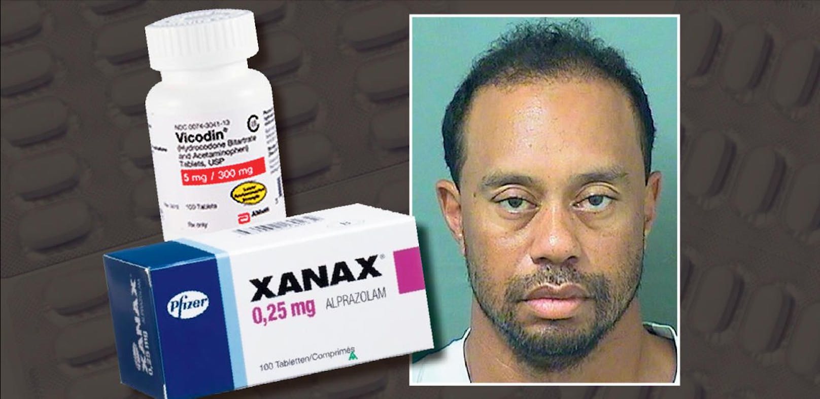 Der Medikamenten-Cocktail von Tiger Woods